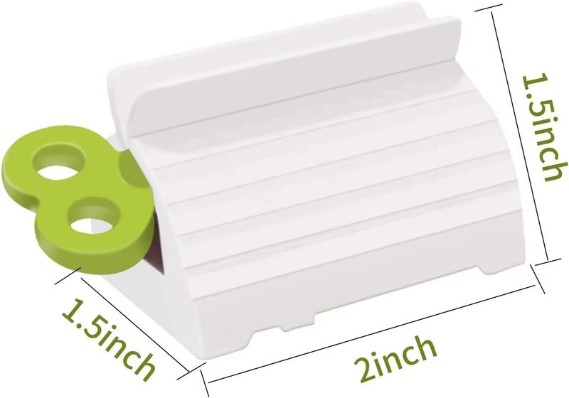 TFJAYTOO 6 Pack Toothpaste Squeezer, Toothpaste Squeezer Rollers，Toothpaste Tube Squeezers Clip Holder Stand Winder - Image 2